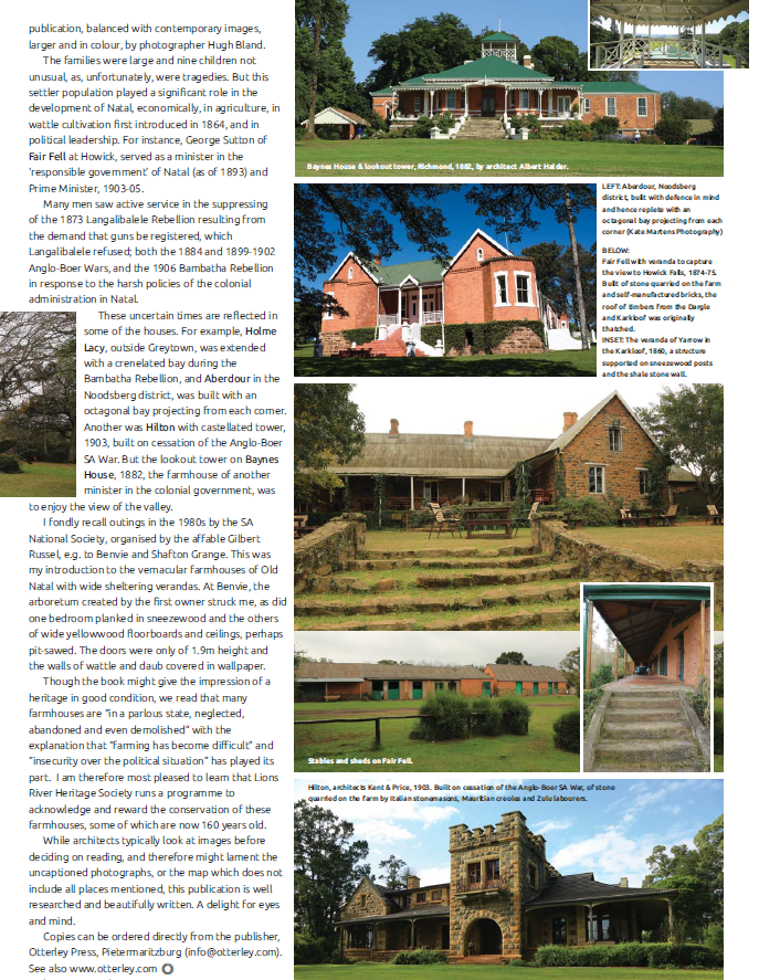 Farmhouses of Old Natal